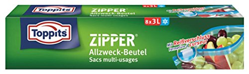Preisvergleich Produktbild Toppits 12x Zipper Allzweckbeutel 3 Liter