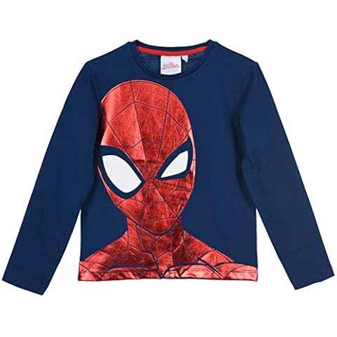 T-shirt Spiderman Garçon Bleu Cover