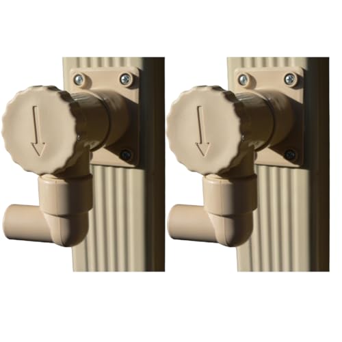 Pack 2 Collecteurs d'eau de Pluie RECTANGULAIRE + 2 Tuyaux Souple 60cm