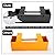 MOFEEZ Outdoor Firewood Log Storage Rack Bracket Kit,Fireplace Wood Storage Holder-Adjustable to Any Length