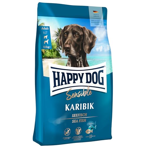 Produktbild von Happy Dog Supreme Sensible Karibik Trockenfutter für Hunde - 11 kg