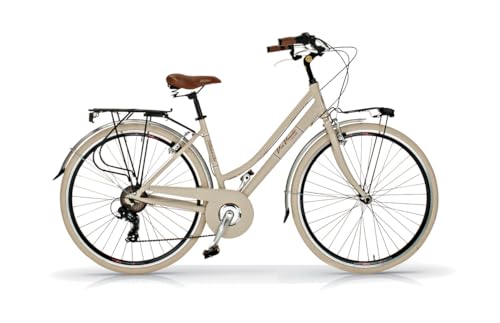 🚴 CITY BIKE ELEGANCE: L’eleganza fatta a bicicletta. L’eleganza e il fascino delle forme retrò in una bici funzionale e moderna. Leggera ma allo stesso tempo robusta grazie al telaio in alluminio, si adatta a tutti i tipi di percorsi grazie alle varianti a 6 o 18 velocità. Per andare dove vuoi, con stile