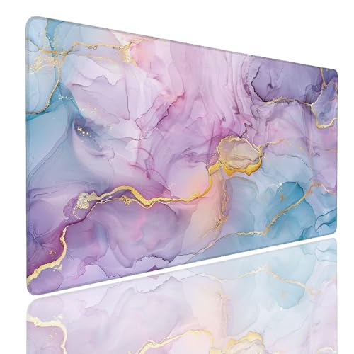 Tapis souris imperméable extra large 100x40cm surface haute précision et vitesse pour gamer