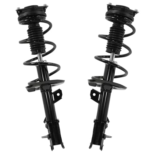 Image of Detroit Axle - FWD 8pc Struts Suspension Kit for 2012 2013 Nissan Rogue 2014 2015 Rogue Select, 2 Front Struts with Coil Spring 2 Rear Shock Absorbers 4 Front Rear Sway Bars Replacement