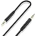 Produktbild Ersatz Audiokabel für Sony Kopfhörer 3,5 mm auf 3,5 mm AUX Kabel klinke Kompatibel mit Sony WH-1000XM5 WH-1000XM4 WH-1000XM3 WH-CH720N WH-CH710N Beats Solo 2 Solo 3 Solo 4 Studio 3 (Kein Mikrofon)