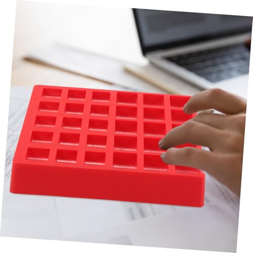 Caja organizadora de monedas rojas paquete 2 piezas miniatura 6