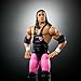 Mattel WWE Elite Collection Action Figure & Accessories, Premium Live Event Bret Hart Set, Wrestlemania with Howard Finkel Build-A-Figure Parts