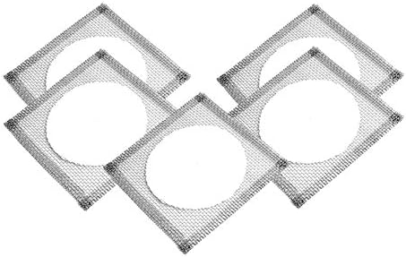 MALAB Wire Gauze with Ceramic Center Squares 160mm X 160mm 5 Pcs