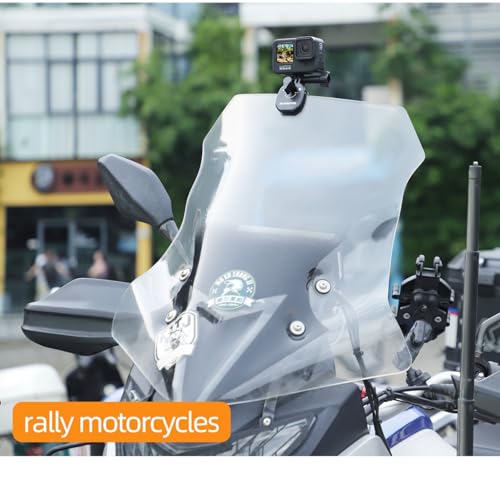 Pince de pare-brise de moto orientable pour Action 5 Pro