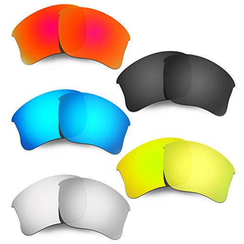 Lentes rojas de recambio para ciclismo compatibles con Flak Jacket XLJ