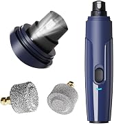 Bonve Pet Nail Grinder for Dogs - Electric Dog Nail Trimmers with 2 LED Lights Super Quiet, Coars...