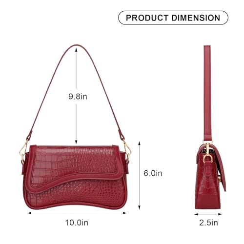Image of KKXIU Shoulder Bag for Women Small Clutch Purses Cute Hobo Handbag Trendy Underarm Bag