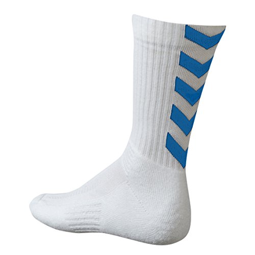 Hummel - Calze Authentic Indoor, bianco/blu