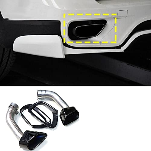 Puntas de escape para BMW X5 E70 2008-2013 en acero inoxidable 304 3