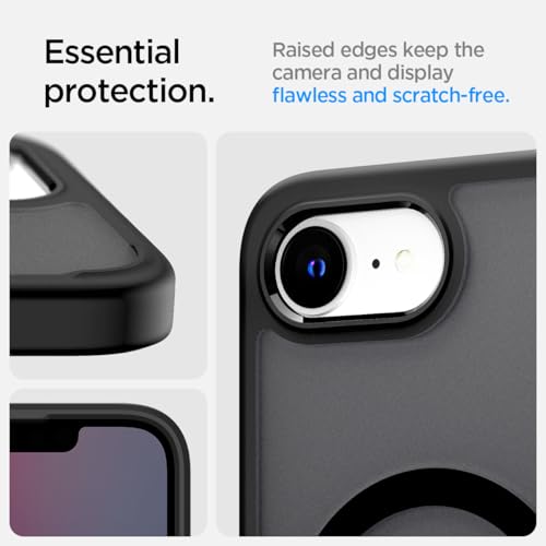 Image of Spigen for iPhone 17e / 16e Case, Ultra Hybrid MagFit [Anti-Yellowing] [Compatible with Magsafe] - Frost Black