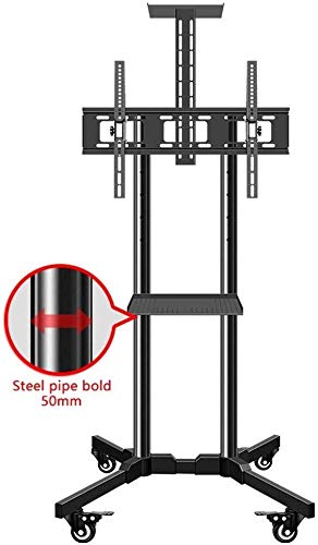 Soporte móvil para TV ajustable para pantallas 32-65 pulgadas miniatura 3