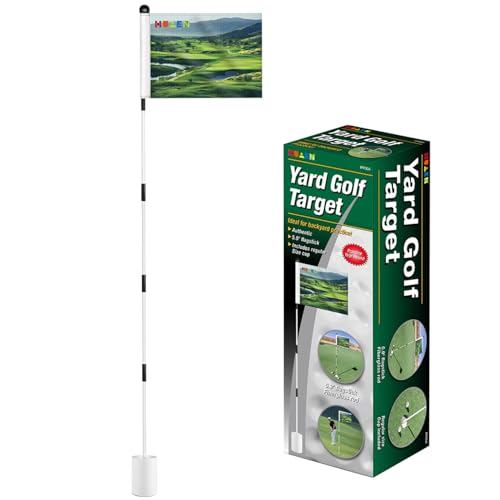 Hularka Premium Golf Pin Flag Professional Course Hole Cup 71 Inch Sturdy Construction Outdoor Sports Accessory Type A One Size