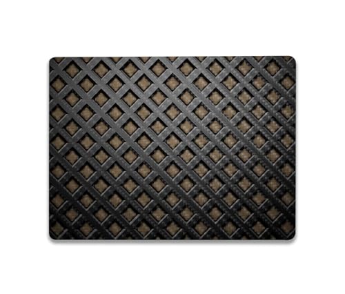 Image of MightySkins Carbon Fiber Skin Compatible with Microsoft Surface Laptop Go 3 (2023) Full Wrap Kit - Black Wall | Protective, Durable Textured Carbon Fiber Finish | Made in The USA