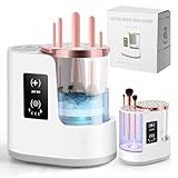 3 IN 1 Makeup Brush Cleaner Machine and Dryer with Drying & Disinfecting functions for Travel Home Use, Electric Automatic Makeup Brushes Cleaner for Makeup Lovers & Professionals