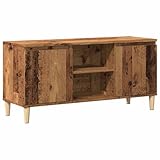 【Materiale robusto:】 Il legno multistrato è di una qualità eccezionale e presenta una superficie liscia. È caratterizzato da robustezza, stabilità e resistenza all'umidità. Realizzato in legno multistrato, il supporto per la TV è facile da pulire con un panno umido.