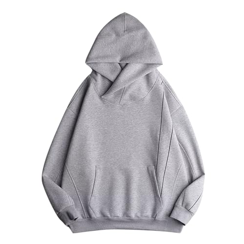 Generico Sudadera de algodón para hombre de manga larga con cordón casual de estilo ninja con capucha de cuello alto y visera de estilo japonés con bolsillo tipo canguro para otoño e invierno regreso
