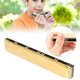 Harmonica, C Key Harmonica 28 Trous Harmonica de Type Polyphonie à Large Gamme avec Plaque de Couverture en Acier… - Les Beatles, Paul McCartney, John Lennon, RIngo Starr, George Harrison Harmonica, C Key Harmonica 28 Trous Harmonica de Type Polyphonie à Large Gamme avec Plaque de Couverture en Acier… – Image 3