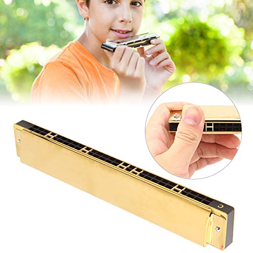 Harmonica, C Key Harmonica 28 Trous Harmonica de Type Polyphonie à Large Gamme avec Plaque de Couverture en Acier… - Les Beatles, Paul McCartney, John Lennon, RIngo Starr, George Harrison Harmonica, C Key Harmonica 28 Trous Harmonica de Type Polyphonie à Large Gamme avec Plaque de Couverture en Acier… – Image 4