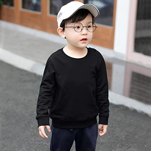 Boys Crewneck Pullover Sweatshirts Toddler Kids Casual Long Sleeve School Shirts Cotton Soft Stretchy Sweatshirt3