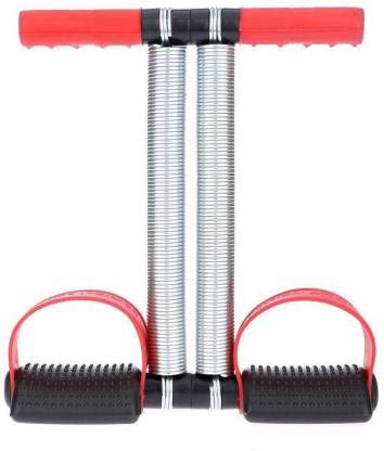 Shopeleven Professional Highly Elastic Steel Double Spring | Multipurpose Tummy Trimmer Ab Exerciser | Waist Exerciser | Abdominal Workout for Men & Women | belly fat exercise | Tummy fat burner | Home Gym Workout Equipment (pack of 1, Red & Black) (B08H2F4G2Y) Amazon Price History, Amazon Price Tracker