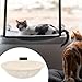 IEUDNS Cat Hammock, Cats Shelves, Foldable, Stable Feline Hammock,Wall Mounted Cat Bed for Lounging Playing Climbing, White