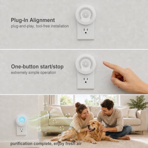 Image of Jandcase Air Purifier,Air Ionizers Negative Ion Technology with Night Light