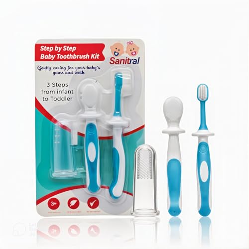 Sanitral S-3P Baby'S First Toothbrush Kit -Step cover