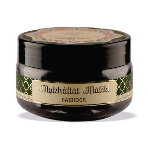 Image of Devdarshan Mukhallat Maliki Bakhoor (50g) Pack of 1| Premium Long-Lasting Oriental Aroma | Natural Resin for Home Fragrance, Meditation & Relaxation | Luxurious Scented Bakhoor