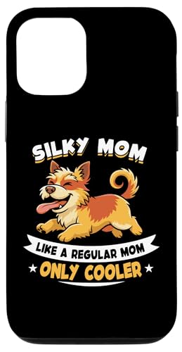 Silky Mom, Like A Regular Mom Only Cooler - �V���L�[�h�b�O �X�}�z�P�[�X iPhone 12/12 Pro �p