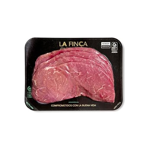 LA FINCA - Filetes para Plancha de Vacuno Joven 500 g | Delicadeza y Sabor en Cada Corte | Perfectos para Una Cena Exquisita y Rápida | Carne Fresca
