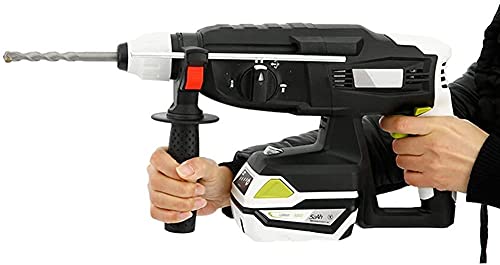 DUSIQ 2021 Upgrade 3-in-1-Bohrhammer mit 2 Li-Ionen-Akku 5,0 Ah Sicherheitskupplung SDS-Schnellspannfutter bürstenloser… – Bild 6