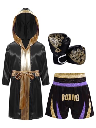 Ensemble de kickboxing enfant pour entraînement de grappling en club de MMA