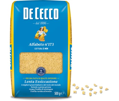 De Cecco Macarrão Italiano De Grano Duro Alfabeto No. 173 500G