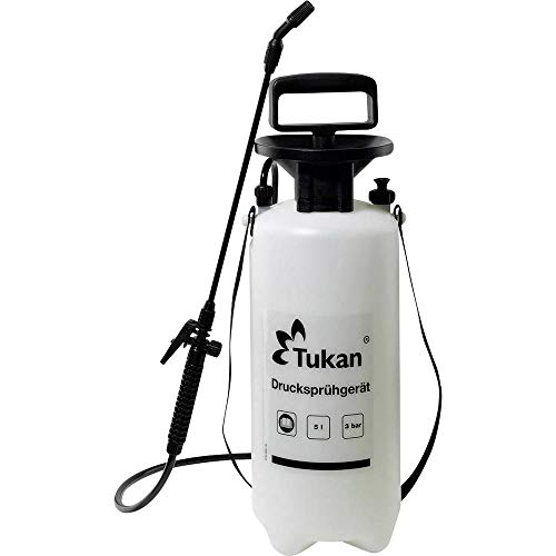 TUKAN Drucksprüher 5 Liter | Gartenspritze & Pumpsprüher für...