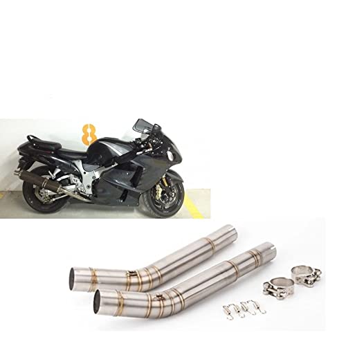 Silencieux échappement moto Suzuki GSX1300R Hayabusa 1300 tube intermédiaire 51mm slip-on 2008-2015 - 2