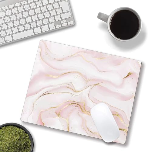 Image of Premium-Textured Mouse Pad, Non-Slip Rubber Base Mousepad for Laptop, Computer & PC, 9.5x7.9 in - Enhanced Precision, Ergonomic Comfort, Ideal for Gaming & Office (OMA-19)
