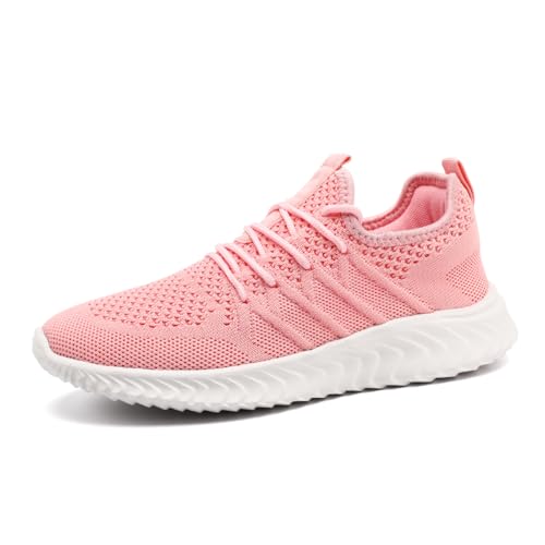 Image of Women's Tennis Running Walking Shoes Slip on Casual Non Slip Athletic Workout Gym Sneakers Fashion Lightweight Breathable Mesh Jogging Work Sports Outdoor Shoe