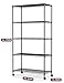 Simple Deluxe 5-Tier Heavy Duty Storage Shelving Unit, 1250 Lbs Loading Capacity, 29.92