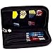 Bag Darts Carrier Case Darts Case Darts Case Holds 3 Darts Portable Darts Pouch Portable Darts Bag Zippered Darts Pouch Entertainment Darts Holder Black Oxford Cloth