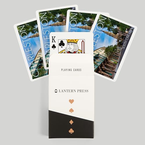 Juego de póker Charleston South Carolina 52 cartas miniatura 6