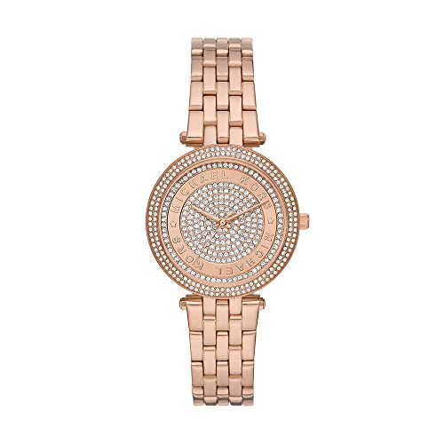 Michael Kors - Darci Collection, Roségoldfarbenes Edelstahlarmband, Uhr für Damen MK4592