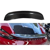ONWZCJDI Auto Heckspoiler für Porsche 718 Boxster Cayman 2016-2019 2020 2021,Kohlefaser HeckflüGelspoiler Kofferraumspoiler Kofferraumlippe Dachspoiler Spoiler SeitenSpoiler
