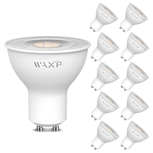 GU10 LED Light Bulbs Warm White 4W 350lm 3000K LED Spotlight Bulb Equivalent 40W GU10 Halogen Bulb 220-240V 38 Degree Narrow Beam Angle Energy Saving LED Bulbs Non-dimmable 10 Pack