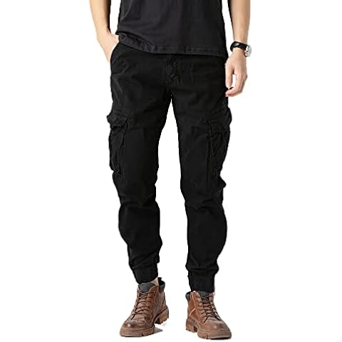 TONY BACKER Pantalones Cargo Ligero Algodón Multitascos Casual Lona Stretch Cover