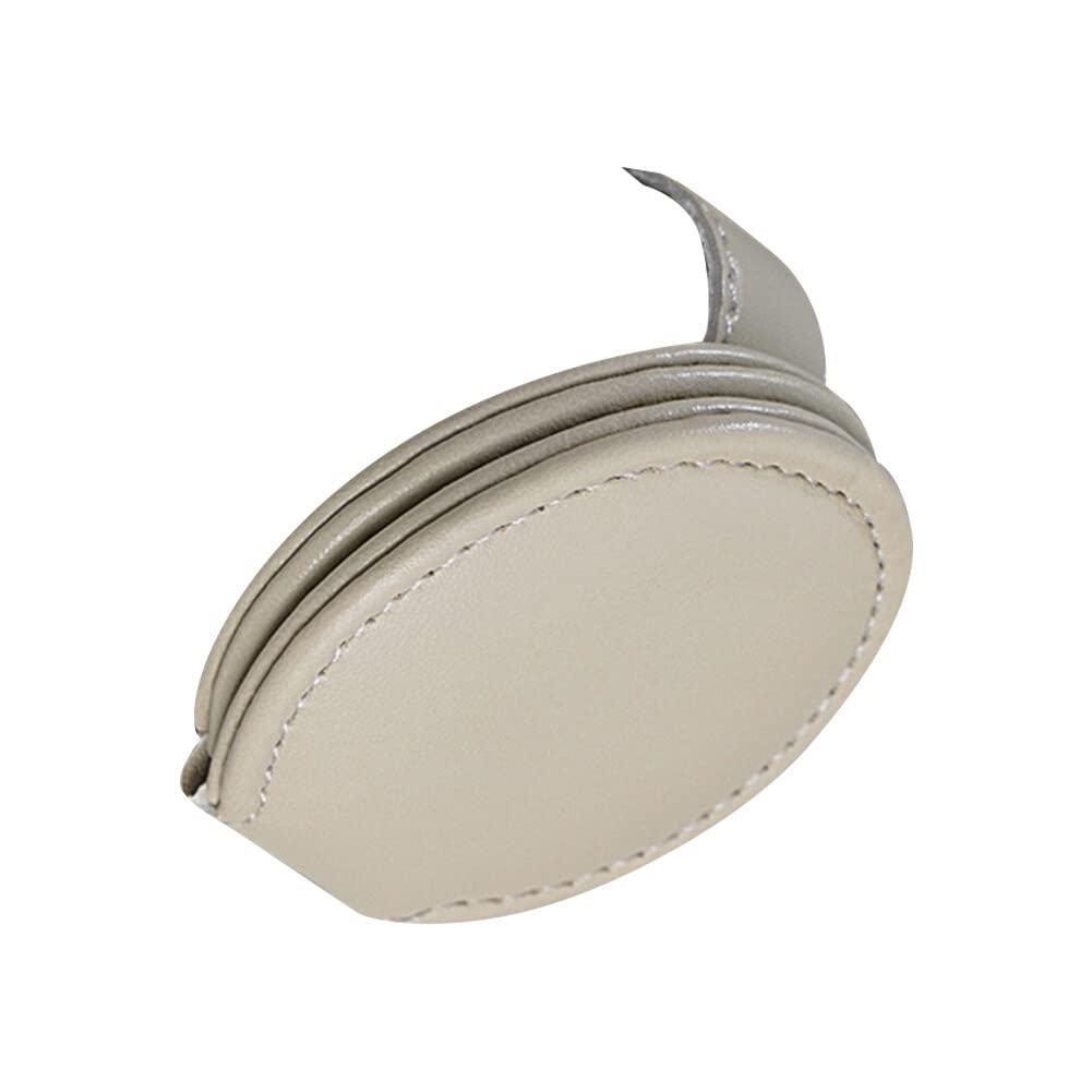 Brillenkoker voor auto, zonneklep, universeel, PU-leer, zonnebrilhouder, autovizier, zonnebril, opslag met kaarten, clip, brillenkoker, opbergdoos, organizer voor auto, SUV, vrachtwagen, wit